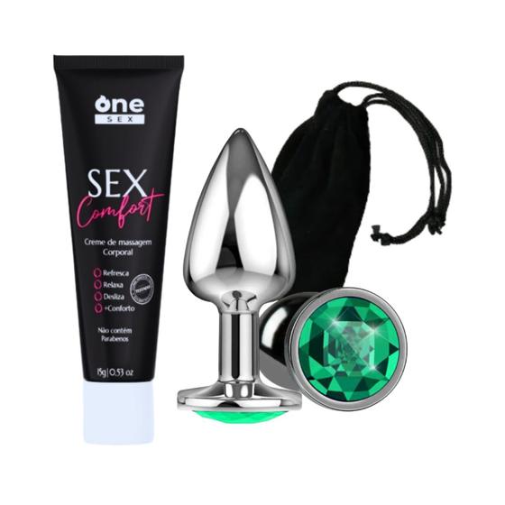 Imagem de Plug Anal Tamanho G E Sex Comfort Lubrificante Anal