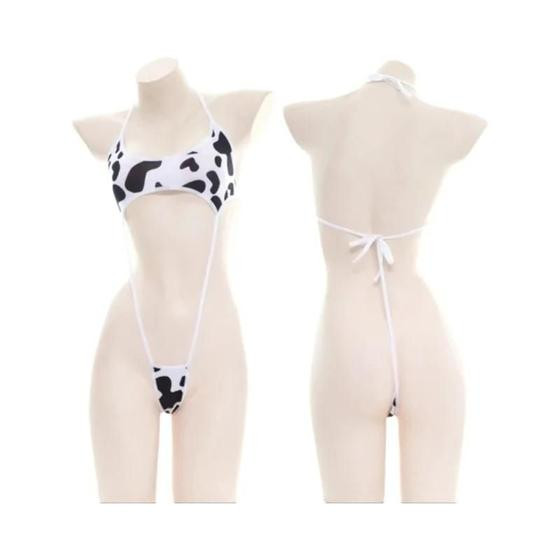 Imagem de Biquíni De Uma Peça Sem Costas Com Alças Sexy Para Mulheres, Pijamas, Lingerie, Fantasia De Cosplay