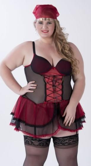 Imagem de Lingerie Sexy Cigana Plus Size Tam. 54