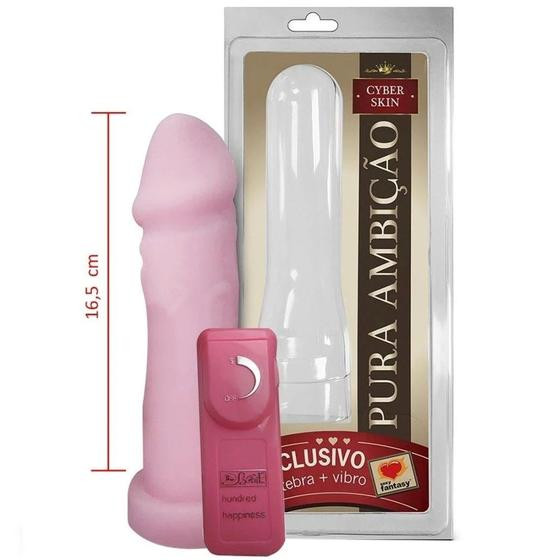 Prótese Vibrador Vértebra 16,5 X 4,5Cm Sexy Fantasy