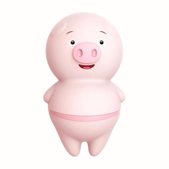 Imagem de VIBRADOR PORQUINHO masturbador feminino com Esimulador de língua 06 modos de vibração PIG