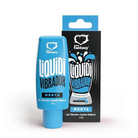 Gel Excitante Vibrador Líquido Liquidi Menta 15ml - Sabor Refrescante - Sexy Fantasy