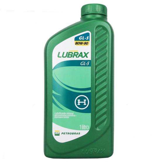 Imagem de Óleo Lubrificante Mineral Multiviscoso Petrobras Lubrax GL-5 80W90 para Transmissões Hipóides - 1L