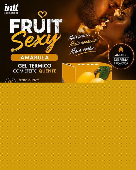 Gel beijável para oral esquenta fruit sexy amarula 40ml - int - Intt Cosmeticos
