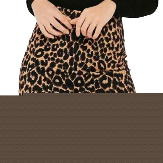 Mini Saia Sexy Curta Moda Animal Print Estampa Oncinha - Genérica
