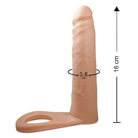 Anel companheiro tradicional 16x3,8 cm - dupla penetração - Sexy Fantasy