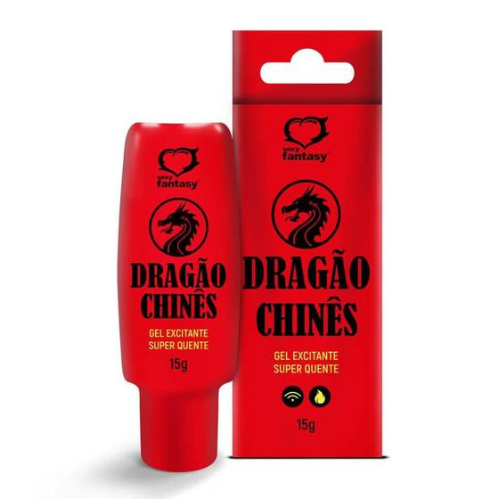 Imagem de Gel Excitante Super Quente Unissex Dragão Chinês Sexy Fantasy 15g