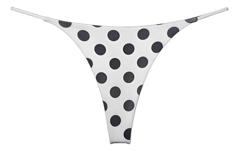 Imagem de Tanga Fio Dental G-String Sexy Sem Costura Cintura Baixa calcinha bolinha