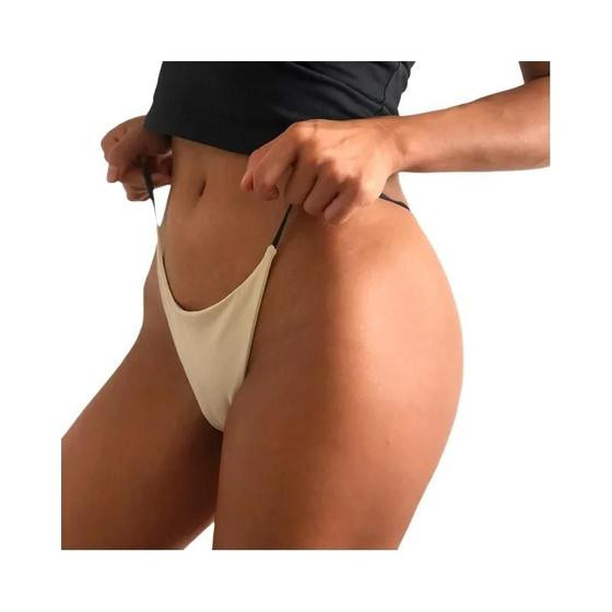 Imagem de Calcinha De Algodão De Cintura Baixa Para Mulheres, Tanga Sem Costura, Tamanho S-XXL, Lingerie Sexy