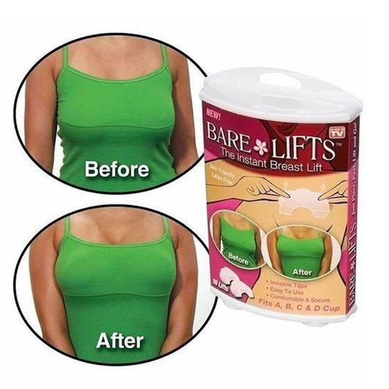 Imagem de 100x Adesivo  Levanta Seios Bare Lifts Sutiã Adesivo Invisivel .