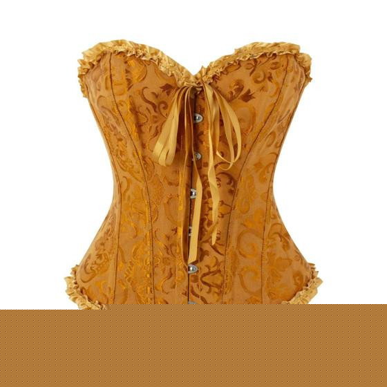 Imagem de Corset Corpete Espartilho Cinta Modela Afina Cintura Floral