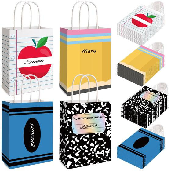 Sacos de presente FOGWOWO Back to School Teacher Appreciation x48