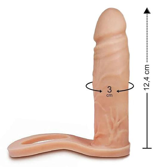 Anel companheiro 12,4x3cm - dupla penetração - Sexy Fantasy