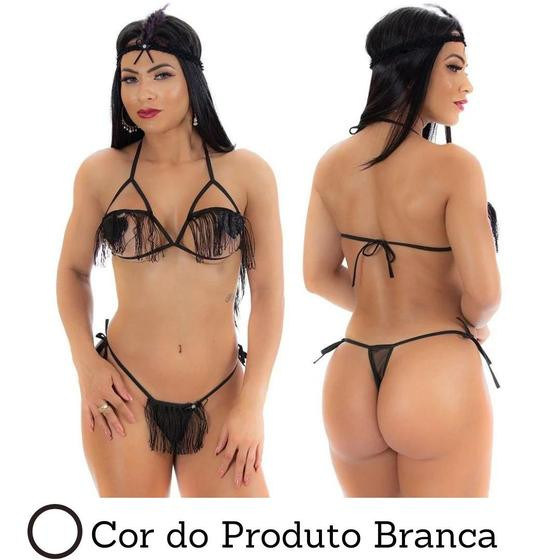 Lingerie Feminina Melindrosa Star Feita em Renda e Tirinhas - Pimenta Sexy