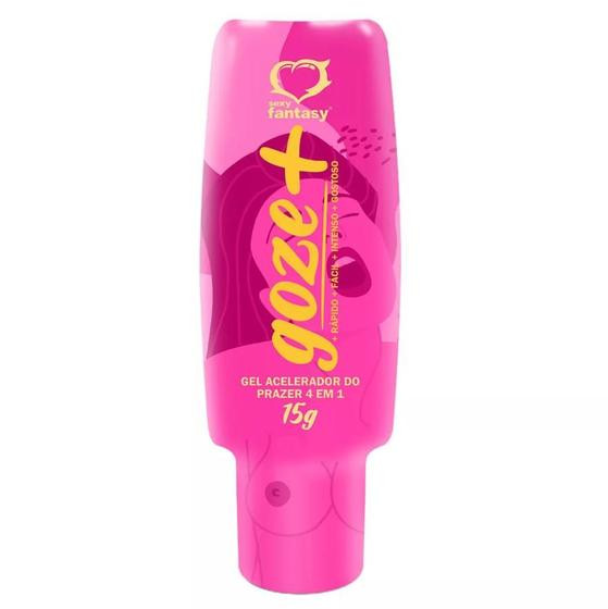 Gel Excitante Feminino Acelerador do Prazer 4 em 1 15g - GOZE+ Sexy Fantasy
