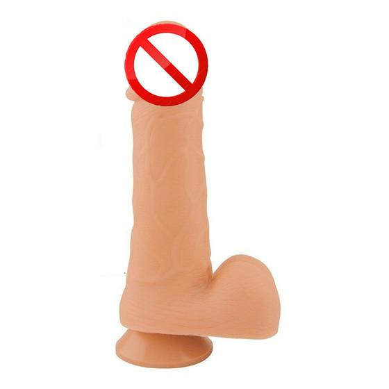 Imagem de Prótese Maciça Escroto Ventosa 18 X 4Cm - Sexy Fantasy