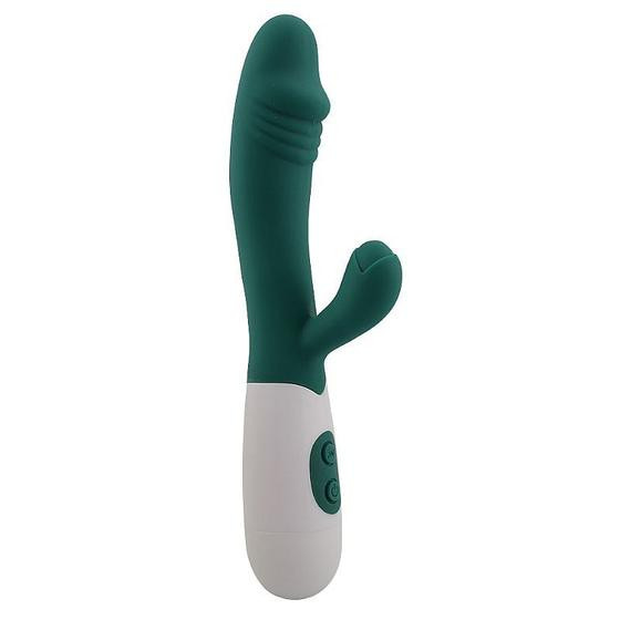 Imagem de Vibrador Ponto G Feminino Estimulador De Clitóris Ryan 10 Modos Silicone Macio Verde Sex Shop