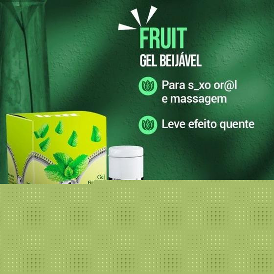 Imagem de GEL BEIJÁVEL PARA ORAL ESQUENTA FRUIT SEXY MENTA 40ML - Intt Cosméticos