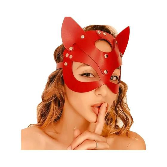 Máscara De Baile De Máscaras Ajustável Em Couro PU Para Mulheres, Venda Quente, Máscara Sexy Para - NONE