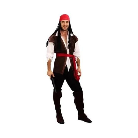 Imagem de Fantasia De Pirata Capitão Jack Sparrow Para Homens E Mulheres, Conjunto Sexy Para Halloween E