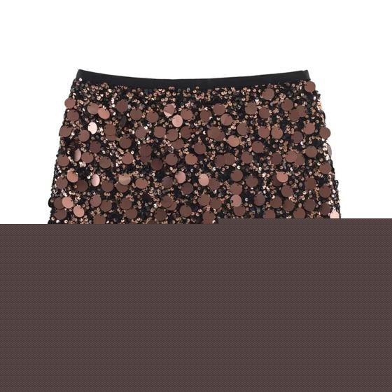 Imagem de Vestido Mini Sexy De Lantejoulas Para Mulheres, Cintura Alta, Estilo Y2K, Para Festas E Clubes, Saia