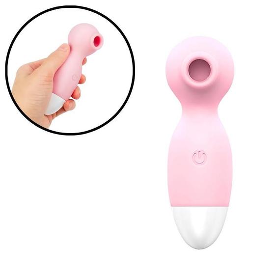 Imagem de Sugador Vibrador de Clitóris 10 Velocidades Recarregável SAM Estimulador Clitoriano Massageador de Clitóris SHande Sex Shop Erotico Rosa