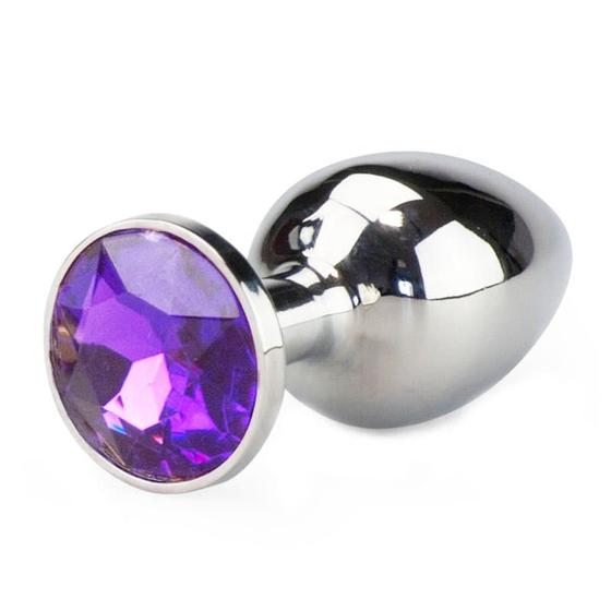 Imagem de Plug Anal Jóia com Cristal em Metal Grande - Vermelho