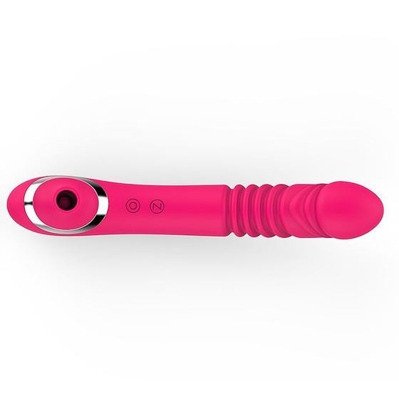 Imagem de Brinquedo Sexual Vai e Vem Recarregável Silicone Toque Aveludado Massagem Intensa íntima Sex Shop