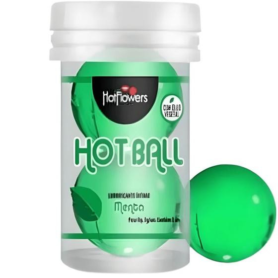 Festival Bolinha Hot Ball Beija Muito 2 Unidades Sexy Shop Hot Flowers - NoBrand