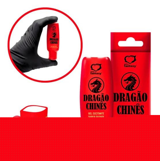 Kit Prazer Intenso Dragão Chinês + Bolinhas Quentes e Explosivas - Sensação Incandescente - Sexy Fantasy