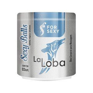 La Loba Sexy Balls Bolinha Funcional 03 Unidades For Sexy