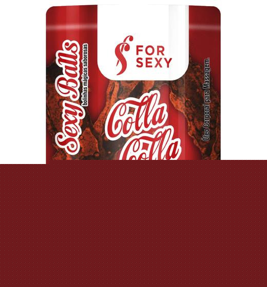 Sexy Balls - Bolinha Mágica Colla Colla Excitante e Lubrificante Beijável c/ 3 unidades - For Sexy