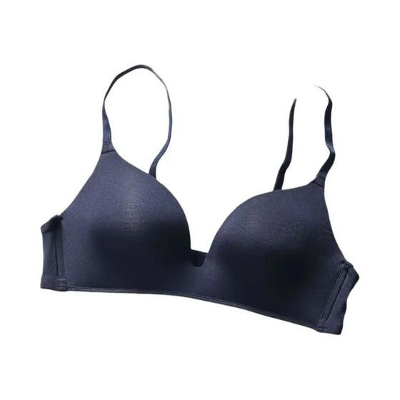 Sutiã Push-up Ultrafino Sem Fio De Seda Gelada Para Mulheres, Lingerie Sexy Sem Costura, Sutiã - NONE