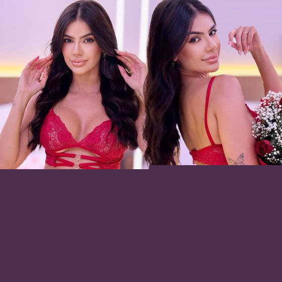 Imagem de Lingerie Sexy Renda Mini Saia Calcinha Fio Dental Sensual