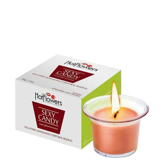 Imagem de Vela hidratante sexy candy hot flowers 40g