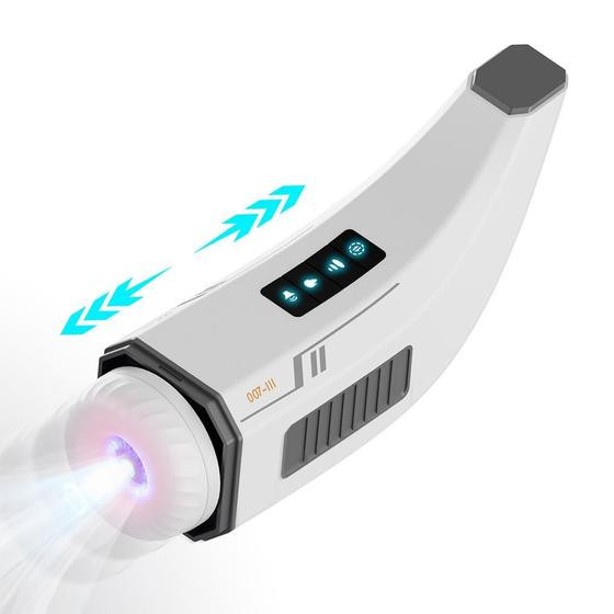 Imagem de Masturbador Masculino Vibrador e Sugador Lanterna com Pulsação Aquecimento e Gemido