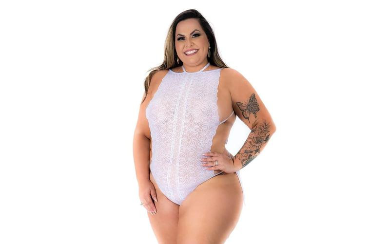 Imagem de Lingerie Sex MINI BODY GOSTOSA PLUS BRANCO -  PIMENTA SEXY