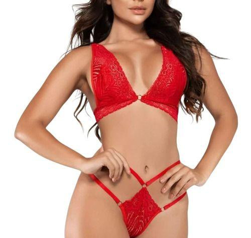 Imagem de Kit 2 Conjunto Lingerie Sensual Sexy Renda De Luxo Anitta