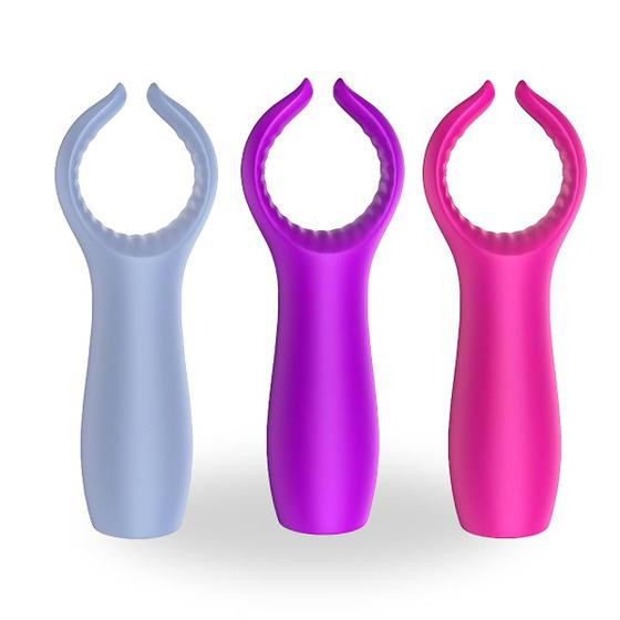 Imagem de Grant S-Hande Vibrador Dupla Estimulação Pênis e Clitóris com Bullet Vibratório 11,5cm x 3cm Recarregável em Silicone