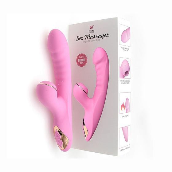 Imagem de Vibrador Ponto G e Clitóris com Sucção Pulsação Dibe