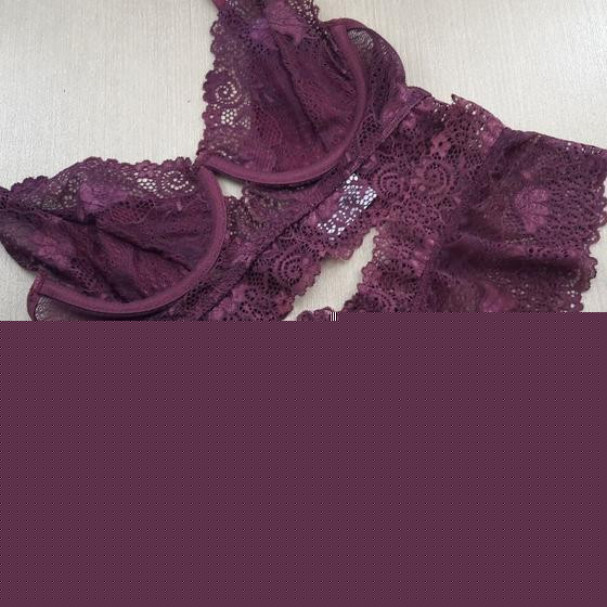 Imagem de Conjunto de lingerie com bojo sexy luxo - Conjunto Jennifer