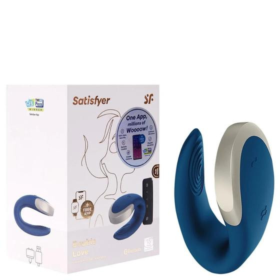 Imagem de Double Love Vibrador Casal Luxo Satisfyer Intt