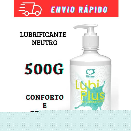 Imagem de Lubrificante Neutro Gel Íntimo Para Sexo Anal Vaginal Prazer 500G Lubi Plus SEXSHOP