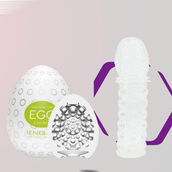 Imagem de Bomba Peniana com Anel Peniano com vibro Kit potencializador Masculino Egg Masturbador Capa Peniana Sexy Import