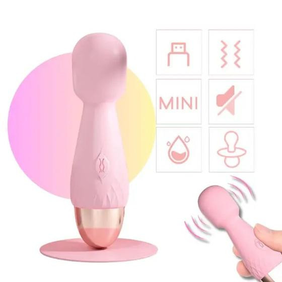 Imagem de Mini Varinha Mágica Recarregável com 10 Modos de Vibração Sexy Import