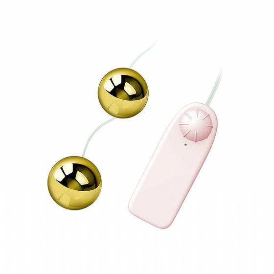 Imagem de Golden duo ball - bolas duplas com vibrador
