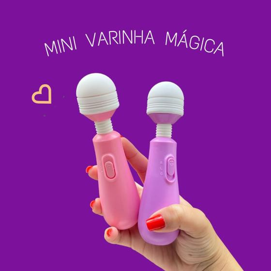 Imagem de Vibrador Varinha Mágica 2 Vibrações Flexível 15 X 3Cm Vipmix