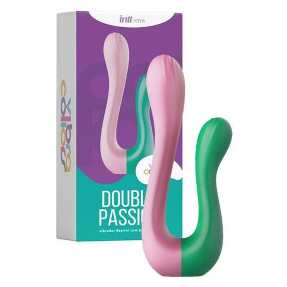 Imagem de Vibrador Duplo Flexível Double Passion Linha Vibra Collors