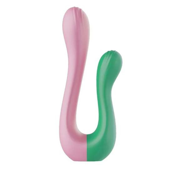 Imagem de Vibrador Duplo Flexível Double Passion Linha Vibra Collors
