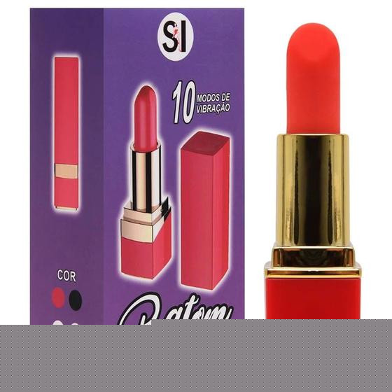 Imagem de Batom 10 Vibrações Toque Macio Sexy Import